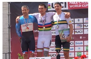 Арслан Гильмутдинов одержал победу в индивидуальной гонке на этапе Кубка мира по паравелоспорту на шоссе в Италии
