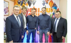 Академию посетили ВРИО губернатора Михаил Ведерников  и легенда спортивной гимнастики Алексей Немов 