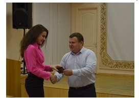 Торжественное вручение знаков отличия комплекса ГТО студентам и выпускникам академии