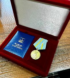 Президент ВЛОА Руслан Михайлович Городничев награждён медалью Княгини Ольги